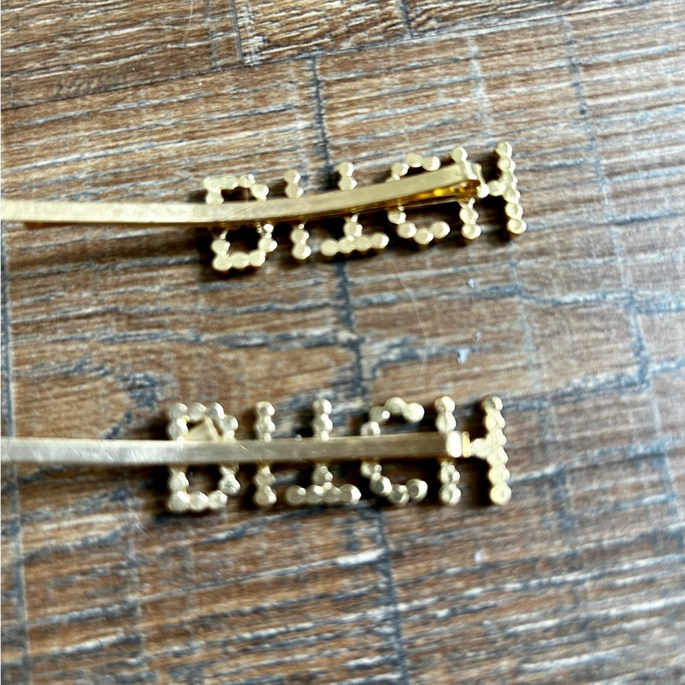 B*TCH hair barrettes - Picture 3 of 5